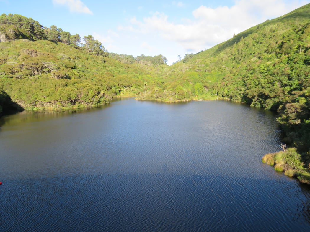 View from the top dam