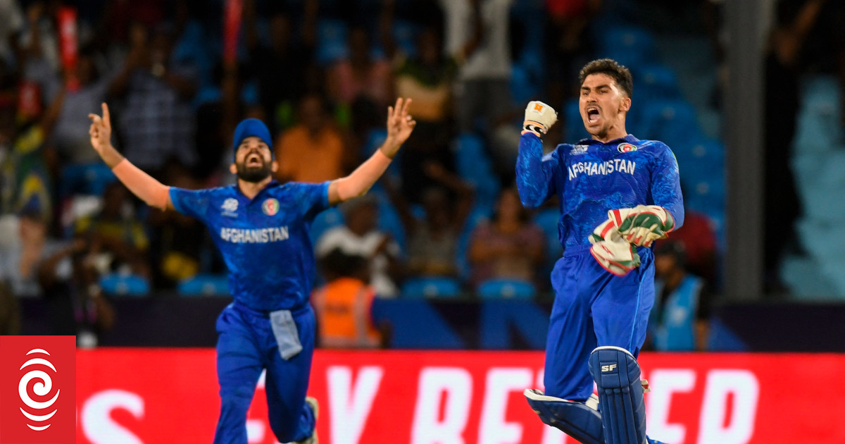 Inspired Afghanistan stun Australia to keep T20 World Cup semis hopes alive