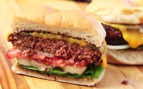 Beyond Burger in a burger