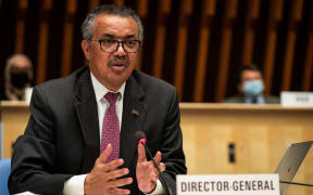 World Health Organization Director General Tedros Adhanom Ghebreyesus pictured at the WHO headquarters in May 2021.