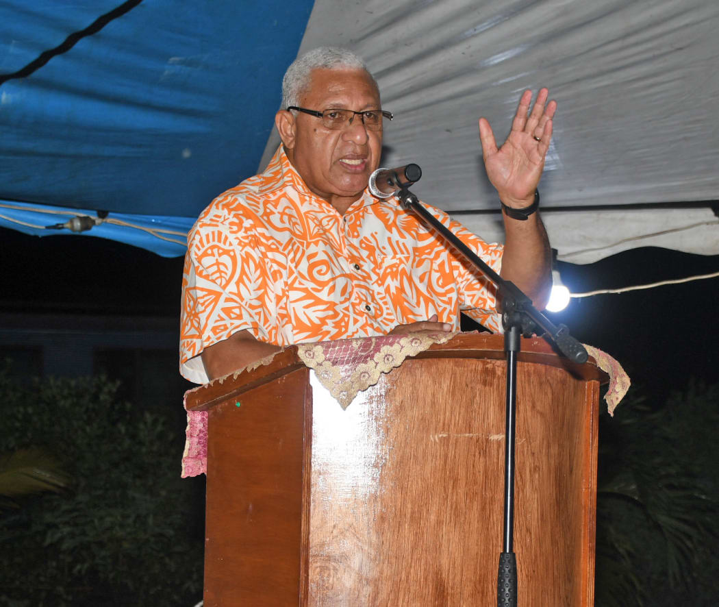 Fiji PM, Frank Bainimarama