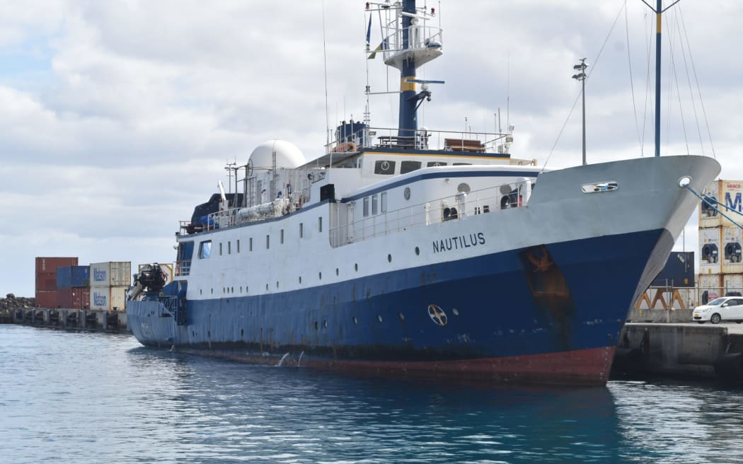 The E/V Nautilus arrived in Rarotonga yesterday and will be officially welcomed at Avatiu Wharf this morning. TEITIMOANA TAIRI/25102115
