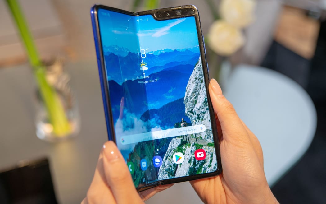 Samsung's folding phone.