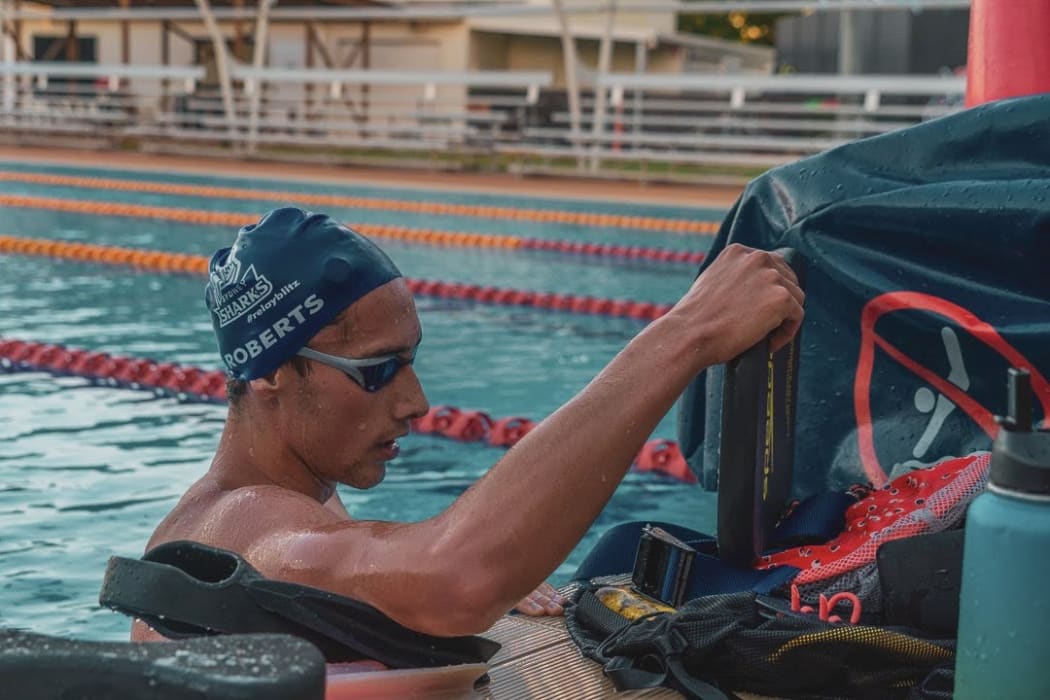 Lockdowns in Sydney have helped the Cook Island swimmer stay focused and race at his best.