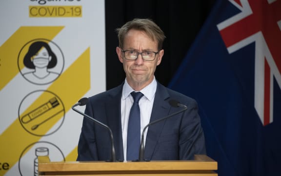 -POOL- Photo by Mark Mitchell: Director general of health Dr Ashley Bloomfield during the post-Cabinet press conference at  the Beehive, Parliament, Wellington. 22 November, 2021. NZ Herald photograph by Mark Mitchell