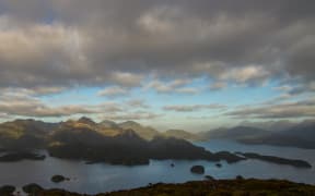 View from Anchor Island looking towards Resolution Island.