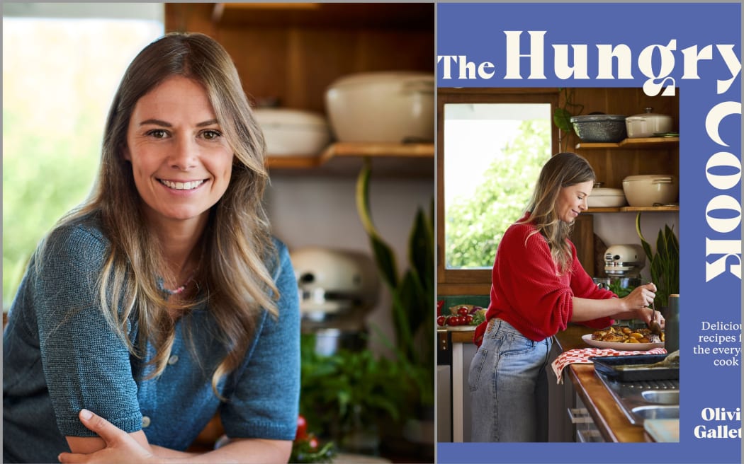 Image of Olivia Galletly and her book The Hungry Chef