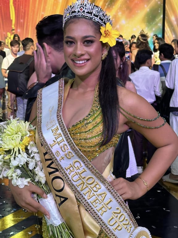 Haylani Kuruppu secures first runner up at the Miss Global international pageant.
