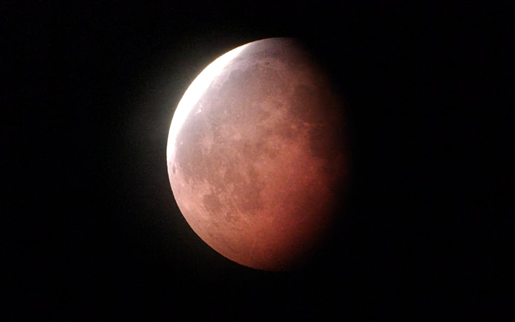 Bobby Tao captured this photo of the blood moon lunar eclipse, on Friday 14 March, 2025.