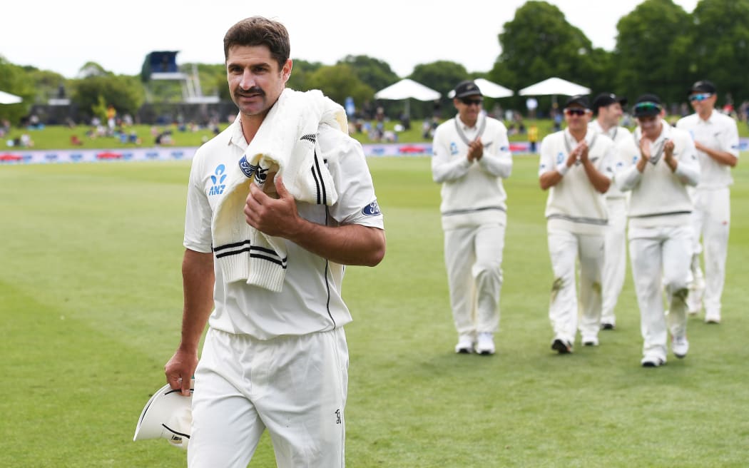 Black Caps all-rounder Colin de Grandhomme on debut