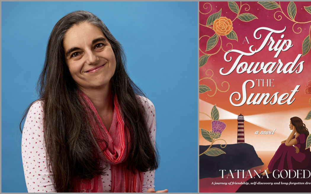 An image of Tatiana Goded and her book cover.