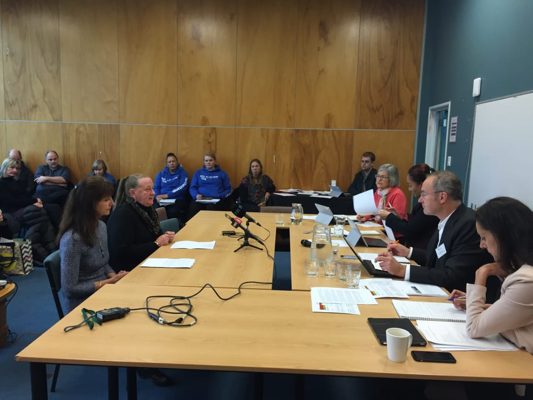 Cross-party hearing panel hears from Christchurch submitters on homelessness in the city.