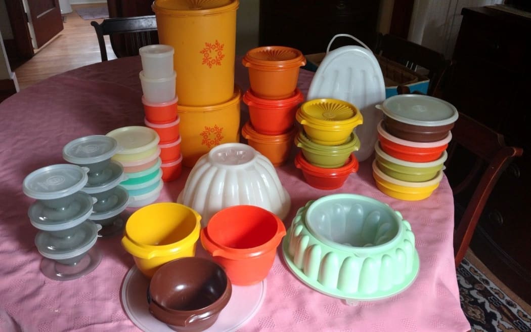 a selection of tupperware