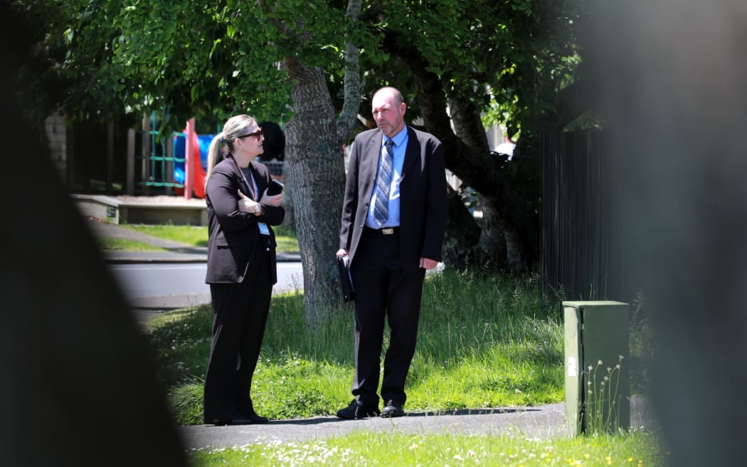 The scene of a homicide on Celtic Crescent in Ellerslie, Auckland.