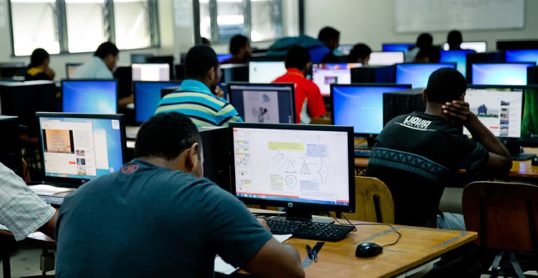 Fijian students are now learning from home due to Covid-19.