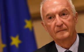 EU Counter-terrorism Coordinator Gilles de Kerchove addresses a commission on the fight against the threat of Islamic State militant groups, at the European Parliament in Brussels, on September 24, 2014.
