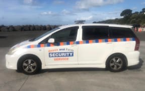 Sign written vehicle for House and Farm Security Service. Police made a complaint to the Private Security Personnel Licensing Authority about the company.