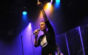 Musician Sinead O'Connor performs at the Highline Ballroom on 23 February, 2012 in New York City.