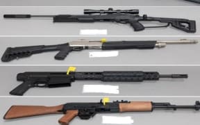 Firearms seized as part of Operation Cobalt.