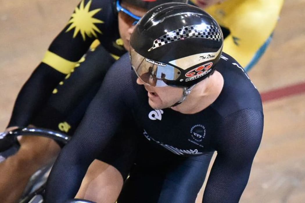 Simon van Velthooven in action at the Commonwealth Games in Glasgow.
