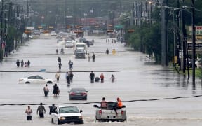 Flooding in Houston.