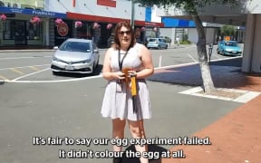 Hawkes Bay Today discovers you can't fry an egg in the sun.