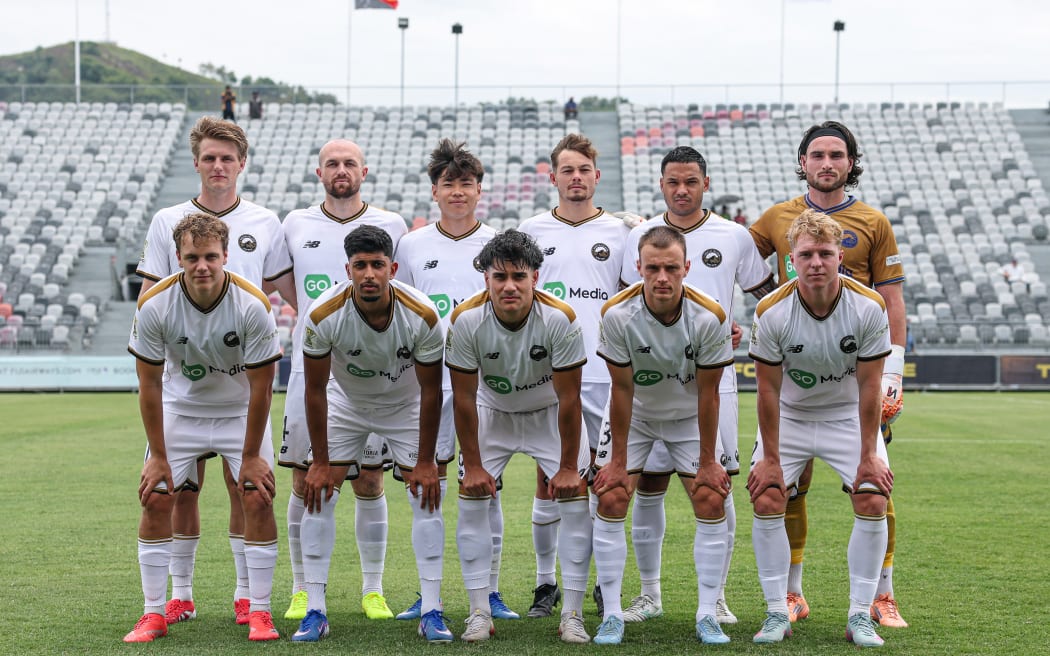 South Island United ahead of their game against South Melbourne FC, Santos National Football Stadium, Papua New Guinea, Sunday 1 February 2026.