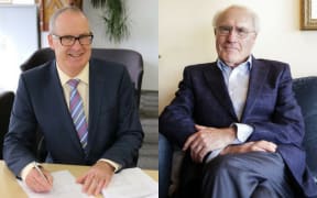 Former Auditor-General Martin Matthews, and former Prime Minister Sir Geoffrey Palmer.