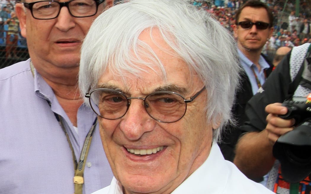 The Formula One boss Bernie Ecclestone.