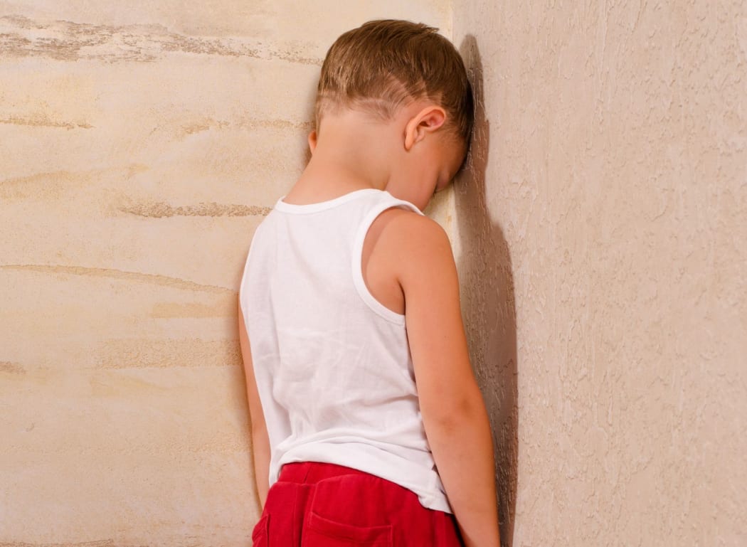 boy child in time out