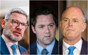 Iain-Lees Galloway, Hamish Walker and Todd Muller