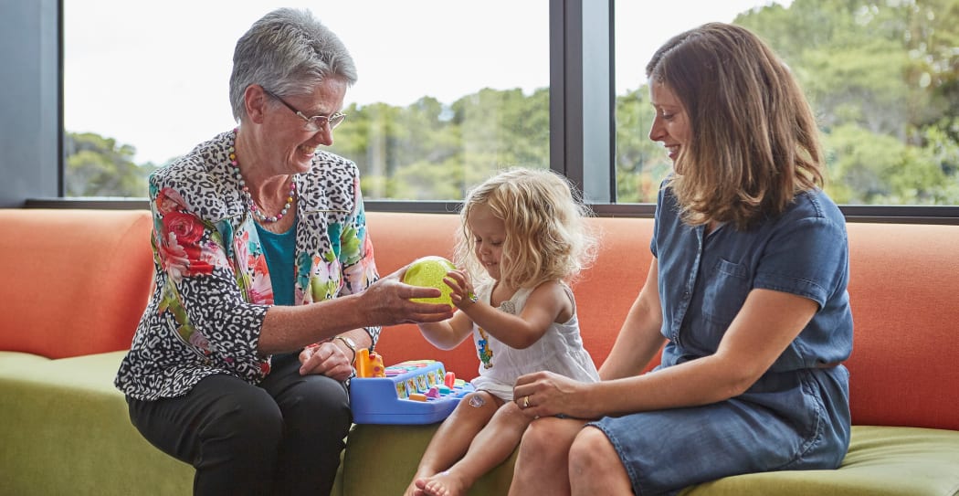 Distinguished Professor Jane Harding (left) has carried out research that has improved the lives of countless mothers and babies.