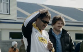 Victor Vito reveals his identity after the match.