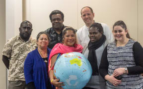 Youth workers at the PD Festival in Wellington.
