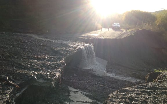 Storm damage on Awatere Valley Rd.