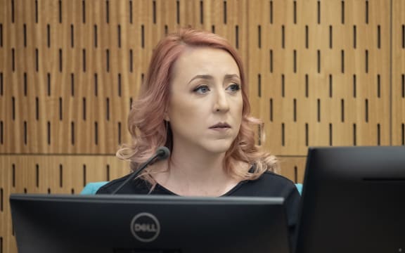 27th October 2023 Iain McGregor/The Press/PoolChristchurch Masjidain Attack Coronial hearing.Witness - Constable Dara Taylor (Police).