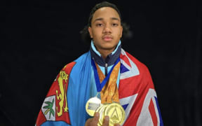 Nehemiah Elder won 3 gold medals in the men’s 88kg category. and set nine records on Friday. 4 July 2025.