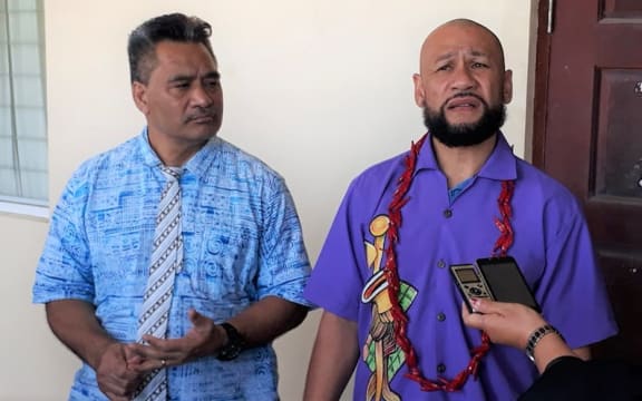 Lema'i Faioso Sione (left) and Malele Atofu Paulo