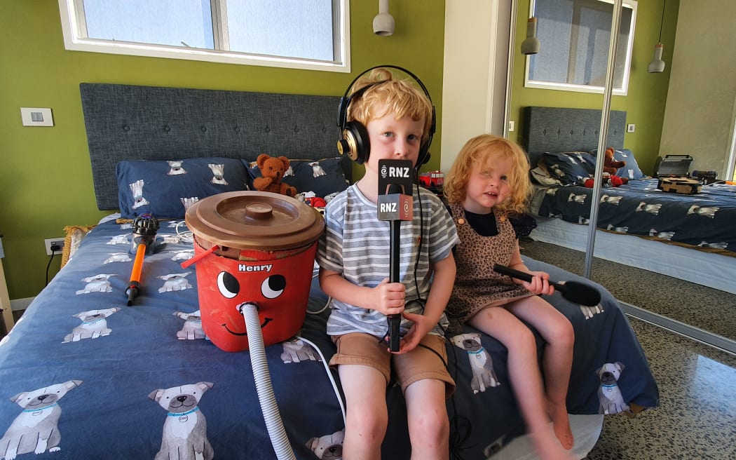 James and Juliet Wiseman and Henry hoover