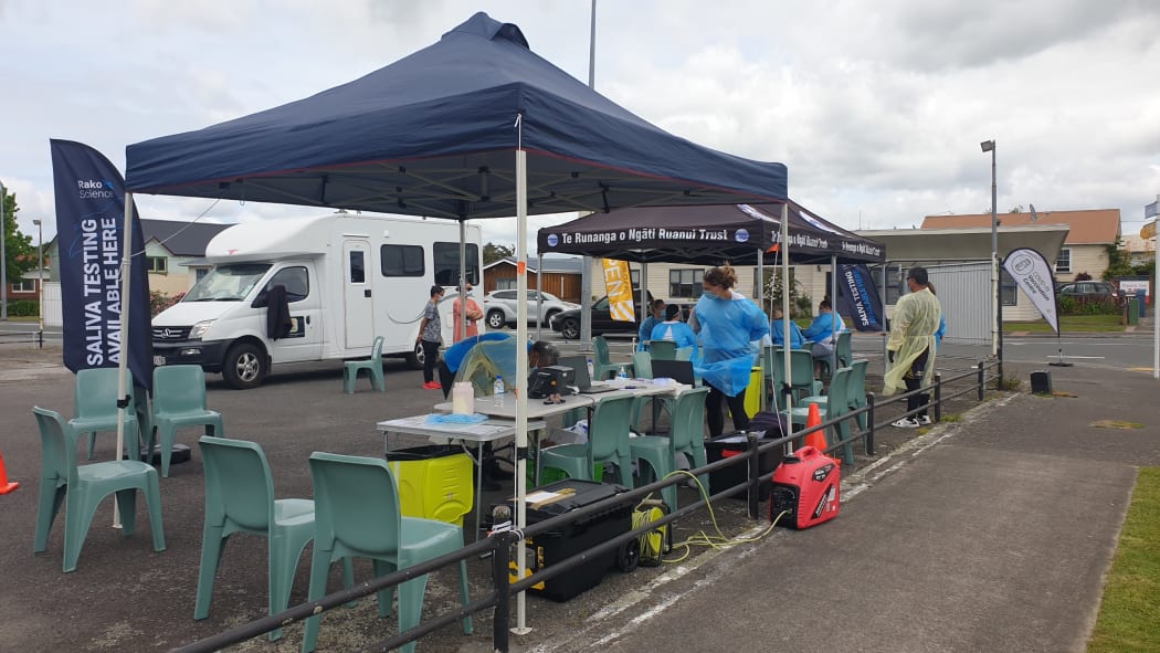 Ngāti Ruanui Healthcare's pop up clinic at Eltham