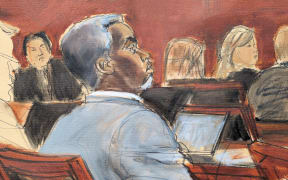 Sean 'Diddy' Combs listens during opening statements on the first day of trial in Manhattan federal court on 12 May, 2025, in New York.