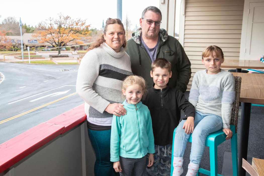 The Williams family are overjoyed that they were able to evade the flood waters safely.