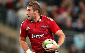 Crusaders lock Luke Romano.
