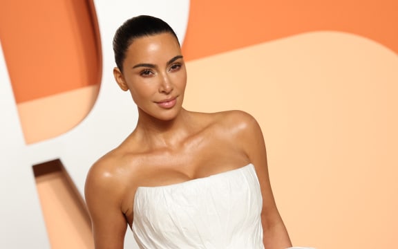 US media personality Kim Kardashian attends the Vanity Fair Oscar Party at the Wallis Annenberg Center for the Performing Arts in Beverly Hills, California, on March 2, 2025. (Photo by Michael Tran / AFP)