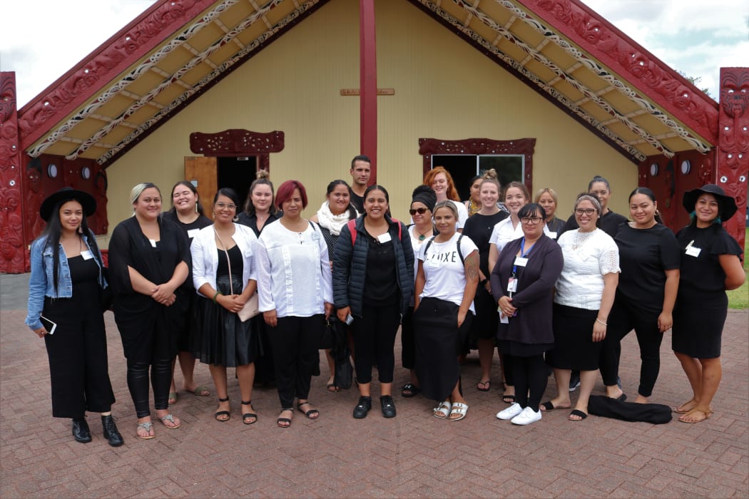 Māori nursing students at the Manukau Instititute of Technology