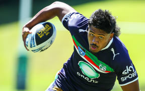 Ali Leiataua of the Warriors during the NSW Cup
