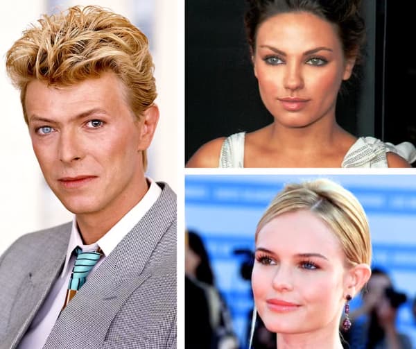 David Bowie, Mila Kunis and Kate Bosworth.