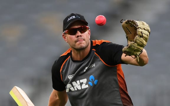 Batting coach Peter Fulton.