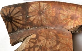 Halafian pottery from an excavation at Arpachiyah, Iraq.