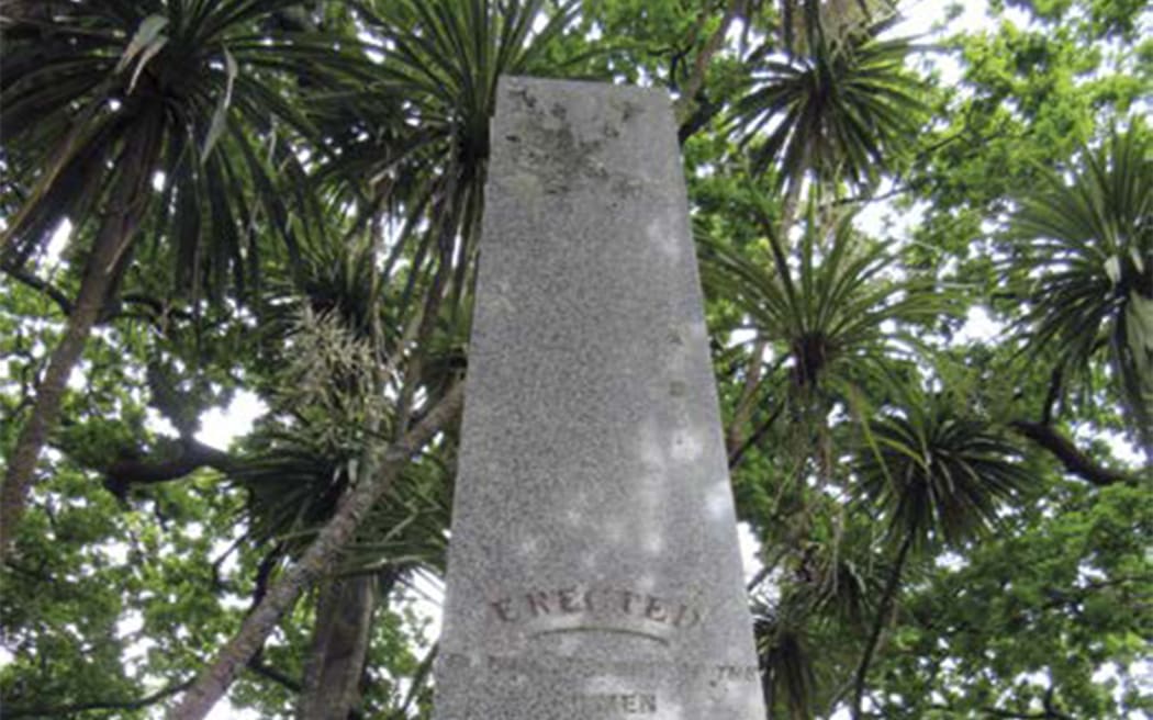 The memorial to the imperial and colonial forces
in the Symonds Street Cemetery, Auckland